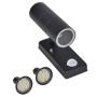 Aplique de pared con sensor y LED, acero inoxidable, negro de vidaXL, Iluminación de exterior - Ref: Foro24-41097, Precio: 33...