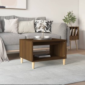 Brown oak plywood coffee table 60x50x40 cm by vidaXL, Coffee table - Ref: Foro24-817521, Price: 37,27 €, Discount: %