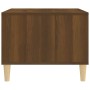 Mesa de centro madera contrachapada marrón roble 60x50x40 cm de vidaXL, Mesas de centro - Ref: Foro24-817521, Precio: 36,63 €...