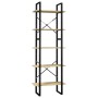 Solid pine wood 5-level shelf 60x30x175 cm by vidaXL, Bookcases and shelves - Ref: Foro24-3081983, Price: 100,15 €, Discount: %