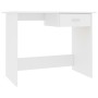 White plywood desk 100x50x76 cm by vidaXL, Desks - Ref: Foro24-800549, Price: 68,20 €, Discount: %