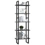 5-tier gray pine wood shelf 60x30x175 cm by vidaXL, Bookcases and shelves - Ref: Foro24-3081985, Price: 100,51 €, Discount: %