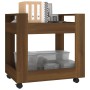 Oak brown plywood desk cart 60x45x60 cm by vidaXL, Cars and islands - Ref: Foro24-816607, Price: 38,82 €, Discount: %