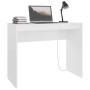 Glossy white plywood desk 90x40x72 cm by vidaXL, Desks - Ref: Foro24-800384, Price: 51,76 €, Discount: %