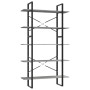 5-story engineered wood shelving unit gray concrete 100x30x175cm by vidaXL, Bookcases and shelves - Ref: Foro24-3082002, Pric...