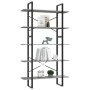 5-story engineered wood shelving unit gray concrete 100x30x175cm by vidaXL, Bookcases and shelves - Ref: Foro24-3082002, Pric...