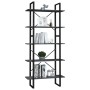 5-tier gray pine wood shelf 80x30x175 cm by vidaXL, Bookcases and shelves - Ref: Foro24-3081995, Price: 113,11 €, Discount: %