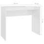 Glossy white plywood desk 90x40x72 cm by vidaXL, Desks - Ref: Foro24-800384, Price: 51,76 €, Discount: %