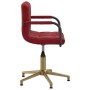 4pcs Red Wine Red Velvet Swivel Dining Chairs by vidaXL, dining chairs - Ref: Foro24-3088237, Price: 222,46 €, Discount: %