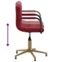 4pcs Red Wine Red Velvet Swivel Dining Chairs by vidaXL, dining chairs - Ref: Foro24-3088237, Price: 222,46 €, Discount: %