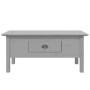 BODO solid pine wood coffee table in gray, 100x55x46 cm by vidaXL, Coffee table - Ref: Foro24-355070, Price: 75,03 €, Discoun...