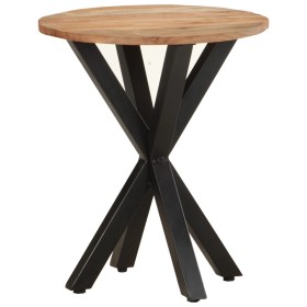 Solid acacia wood side table 48x48x56 cm by vidaXL, Side tables - Ref: Foro24-320657, Price: 75,99 €, Discount: %