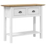 Mesa consola BODO madera maciza de pino marrón 91x35x74 cm de vidaXL, Mesas auxiliares - Ref: Foro24-355072, Precio: 100,24 €...