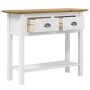 Mesa consola BODO madera maciza de pino marrón 91x35x74 cm de vidaXL, Mesas auxiliares - Ref: Foro24-355072, Precio: 100,24 €...