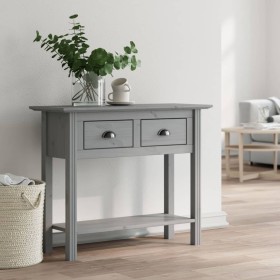 BODO console table solid gray pine wood 90x34.5x73 cm by vidaXL, Side tables - Ref: Foro24-355073, Price: 91,65 €, Discount: %