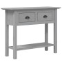 BODO console table solid gray pine wood 90x34.5x73 cm by vidaXL, Side tables - Ref: Foro24-355073, Price: 91,55 €, Discount: %