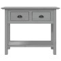 BODO console table solid gray pine wood 90x34.5x73 cm by vidaXL, Side tables - Ref: Foro24-355073, Price: 91,55 €, Discount: %