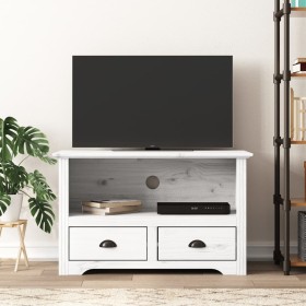 TV stand with 2 drawers BODO white pine wood 91.5x44.5x56 cm by vidaXL, TV Furniture - Ref: Foro24-355074, Price: 80,80 €, Di...