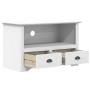 BODO TV-Möbel 2 Schubladen Zirbenholz weiß 91,5x44,5x56 cm von vidaXL, TV-Möbel - Ref: Foro24-355074, Preis: 81,99 €, Rabatt: %