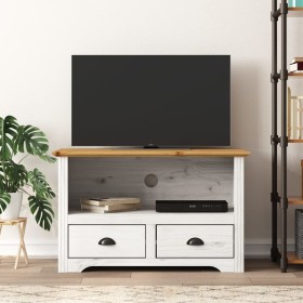 TV cabinet with 2 drawers BODO brown pine wood 91x43x56 cm by vidaXL, TV Furniture - Ref: Foro24-355075, Price: 90,99 €, Disc...