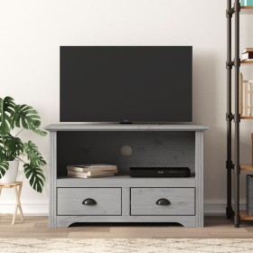 TV cabinet with 2 drawers BODO gray pine wood 91x43x56 cm by vidaXL, TV Furniture - Ref: Foro24-355076, Price: 87,31 €, Disco...