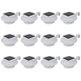 Solar lamps for outdoor fence 12 pcs LED black by vidaXL, Outdoor lighting - Ref: Foro24-277123, Price: 72,99 €, Discount: %