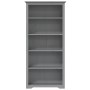 Librería BODO 5 estantes madera maciza pino gris 80x38x180 cm de vidaXL, Librerías y estanterías - Ref: Foro24-355082, Precio...