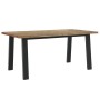 Solid acacia wood dining table 170x90 cm by vidaXL, Kitchen and dining tables - Ref: Foro24-245689, Price: 376,54 €, Discount: %