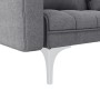 Light gray fabric sofa bed by vidaXL, Sofas - Ref: Foro24-247215, Price: 418,68 €, Discount: %