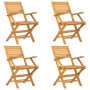 5-piece garden dining set solid teak wood by vidaXL, Garden sets - Ref: Foro24-3155032, Price: 366,30 €, Discount: %