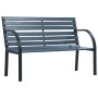 Gray wooden garden bench 120 cm by vidaXL, garden benches - Ref: Foro24-47936, Price: 98,06 €, Discount: %