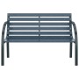 Gray wooden garden bench 120 cm by vidaXL, garden benches - Ref: Foro24-47936, Price: 98,06 €, Discount: %