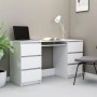 White plywood desk 140x50x77 cm by vidaXL, Desks - Ref: Foro24-800810, Price: 182,49 €, Discount: %