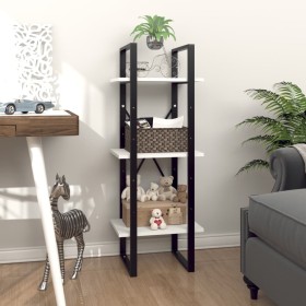 3-tier white plywood shelf 40x30x105cm by vidaXL, Bookcases and shelves - Ref: Foro24-806487, Price: 35,99 €, Discount: %