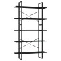 5-tier black plywood shelf 100x30x175 cm by vidaXL, Bookcases and shelves - Ref: Foro24-3081999, Price: 92,32 €, Discount: %