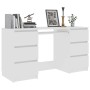 White plywood desk 140x50x77 cm by vidaXL, Desks - Ref: Foro24-800810, Price: 182,49 €, Discount: %