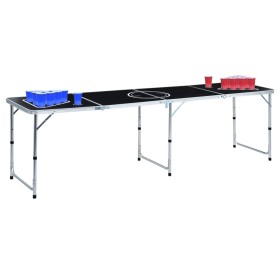 Klappbarer Bier-Pong-Tisch mit Bechern und Bällen 240 cm von vidaXL, Bier-Pong-Tische - Ref: Foro24-3056793, Preis: 140,13 €,...