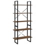 5-tier oak brown plywood shelf 80x30x175 cm by vidaXL, Bookcases and shelves - Ref: Foro24-3114018, Price: 97,86 €, Discount: %