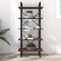 5-tier oak brown plywood shelf 80x30x175 cm by vidaXL, Bookcases and shelves - Ref: Foro24-3114018, Price: 97,86 €, Discount: %