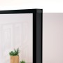 Interior door made of tempered glass and black aluminum, measuring 93x201.5 cm. by vidaXL, Doors for the home - Ref: Foro24-1...