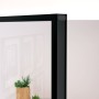 Interior door tempered glass and black aluminum 102x201.5 cm by vidaXL, Doors for the home - Ref: Foro24-153661, Price: 169,3...