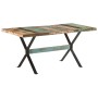 Recycled solid wood dining table 160x80x76 cm by vidaXL, Kitchen and dining tables - Ref: Foro24-321609, Price: 295,99 €, Dis...