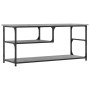 Mueble de TV contrachapada y acero gris Sonoma 103x38x46,5 cm de vidaXL, Muebles TV - Ref: Foro24-831826, Precio: 50,99 €, De...