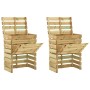 Sheet composters 2 pcs pine wood 80x50x100 cm by vidaXL, Composters - Ref: Foro24-3078136, Price: 157,14 €, Discount: %