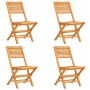 5-piece solid teak wood garden dining set by vidaXL, Garden sets - Ref: Foro24-3155022, Price: 386,81 €, Discount: %