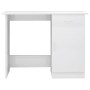 Escritorio de madera contrachapada blanco brillo 100x50x76 cm de vidaXL, Escritorios - Ref: Foro24-801086, Precio: 99,90 €, D...