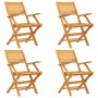 5-piece garden dining set solid teak wood by vidaXL, Garden sets - Ref: Foro24-3155023, Price: 383,99 €, Discount: %