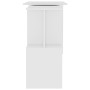 Corner desk made of white plywood 200x50x76 cm by vidaXL, Desks - Ref: Foro24-801098, Price: 98,95 €, Discount: %