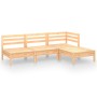 Juego de muebles de jardín 4 piezas madera maciza pino de vidaXL, Conjuntos de jardín - Ref: Foro24-3082627, Precio: 194,53 €...