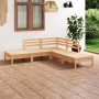 Juego de muebles de jardín 5 piezas madera maciza pino de vidaXL, Conjuntos de jardín - Ref: Foro24-3082637, Precio: 228,47 €...